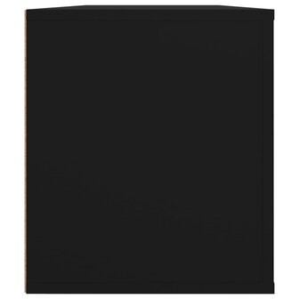 Tv-meubel 100x35x40 cm bewerkt hout zwart 7