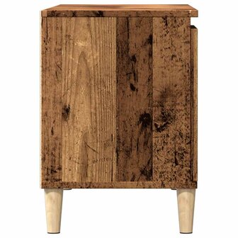 Tv-meubel 102x35x50 cm bewerkt hout oud houtkleurig 5
