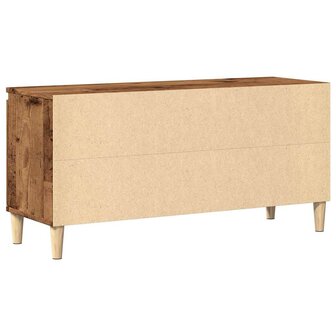 Tv-meubel 102x35x50 cm bewerkt hout oud houtkleurig 6