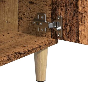 Tv-meubel 102x35x50 cm bewerkt hout oud houtkleurig 7