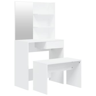Kaptafelset 74,5x40x141 cm wit 2