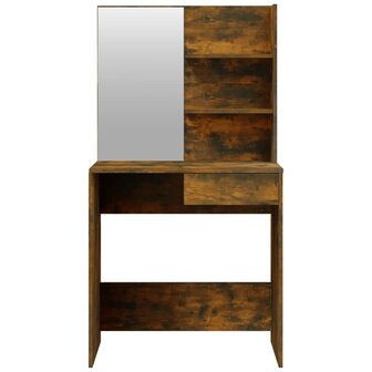 Kaptafelset 74,5x40x141 cm gerookt eiken 6