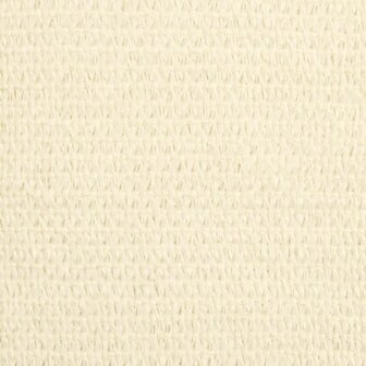 Zonnezeil 160 g/m&sup2; 3/4x3 m HDPE cr&egrave;mekleurig 9