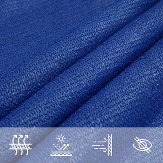 Zonnezeil 160 g/m&sup2; 2x2,5 m HDPE blauw 4