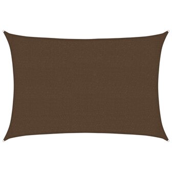 Zonnezeil 160 g/m&sup2; 2,5x4 m HDPE bruin 2