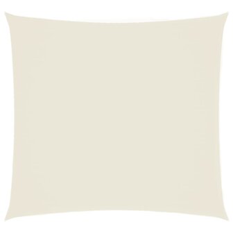 Zonnescherm vierkant 2x2 m oxford stof cr&egrave;mekleurig 2