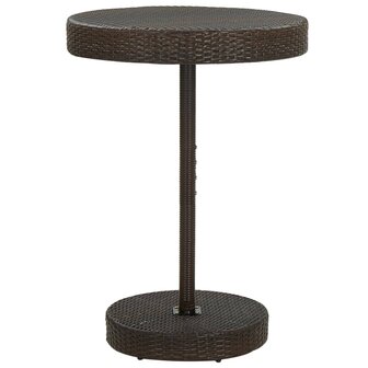 5-delige Tuinbarset poly rattan bruin 3