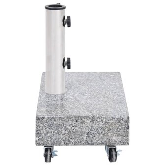 Parasolvoet 45x25x8 cm graniet lichtgrijs 3