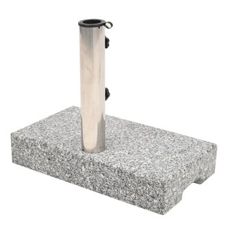 Parasolvoet rechthoekig 25 kg graniet  3