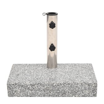 Parasolvoet rechthoekig 25 kg graniet  4