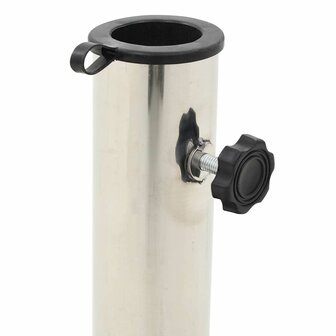 Parasolvoet vierkant 20 kg graniet zwart 4