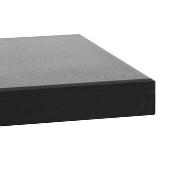 Parasolvoet vierkant 20 kg graniet zwart 7