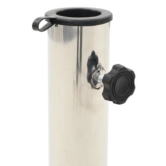 Parasolvoet rechthoekig 25 kg graniet zwart 2
