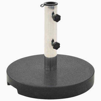 Parasolvoet rond 20 kg graniet zwart 2