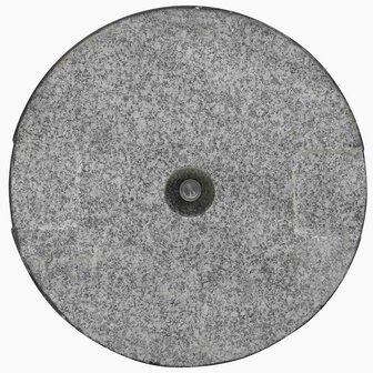 Parasolvoet rond 20 kg graniet zwart 5