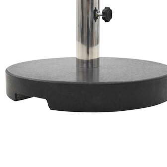 Parasolvoet rond 20 kg graniet zwart 6