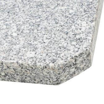 Parasolvoetplaat vierkant 25 kg graniet grijs  5
