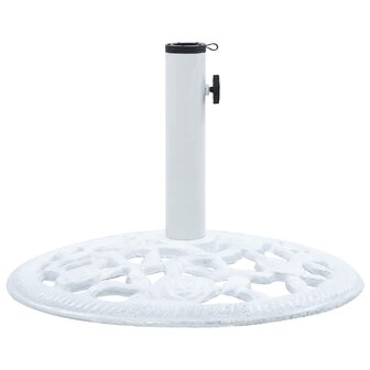 Parasolvoet 12 kg 48 cm gietijzer wit 2