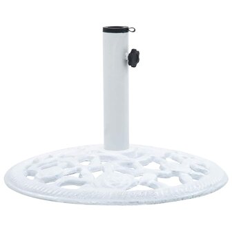 Parasolvoet 12 kg 48 cm gietijzer wit 4