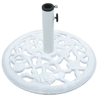 Parasolvoet 12 kg 48 cm gietijzer wit 5