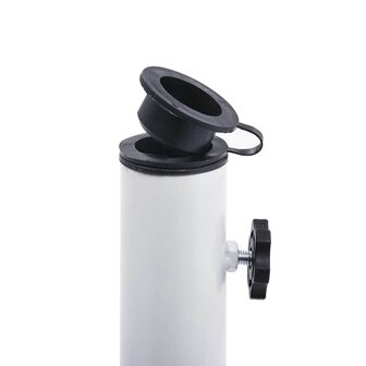 Parasolvoet 12 kg 48 cm gietijzer wit 8