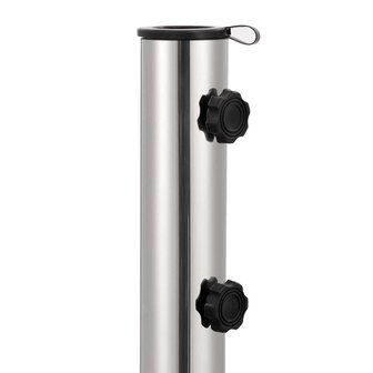 Parasolvoet rond 30 kg graniet grijs 4