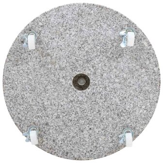 Parasolvoet rond 30 kg graniet grijs 5