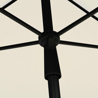 Parasol met paal 210x140 cm zandkleurig 5