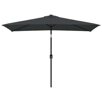 Parasol met metalen paal 300x200 cm antraciet 2