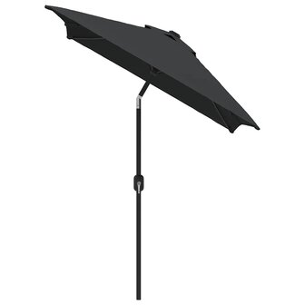Parasol met metalen paal 300x200 cm antraciet 3
