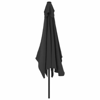 Parasol met metalen paal 300x200 cm antraciet 4
