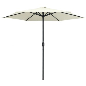Parasol met aluminium paal 270x246 cm zandwit 2