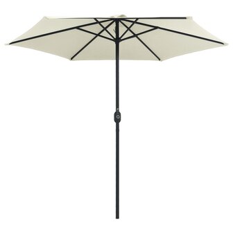 Parasol met aluminium paal 270x246 cm zandwit 3