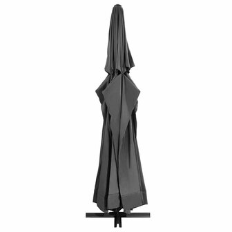 Parasol met aluminium paal 600 cm antracietkleurig 3