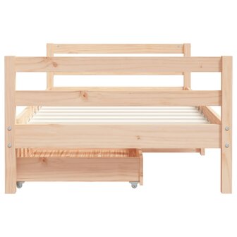Kinderbedframe met lades 80x160 cm massief grenenhout 5