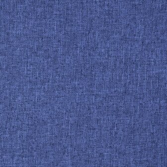 Vloerstoel inklapbaar stof blauw 8