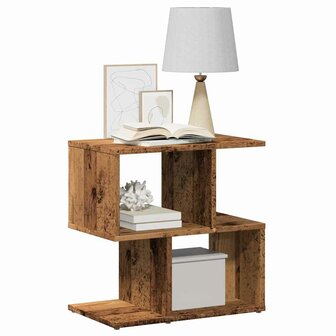 Nachtkastjes 2 st 50x30x51,5 cm bewerkt hout oud houtkleurig 1
