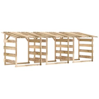 Pergola&amp;apos;s met dak 3 st 100x90x100 cm ge&iuml;mpregneerd grenenhout 2
