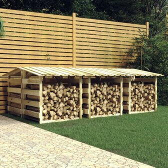 Pergola&amp;apos;s met dak 6 st 100x90x100 cm ge&iuml;mpregneerd grenenhout 1