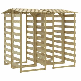 Pergola&amp;apos;s met dak 4 st 100x90x200 cm ge&iuml;mpregneerd grenenhout 2