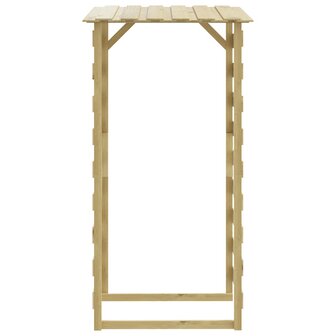 Pergola&amp;apos;s met dak 4 st 100x90x200 cm ge&iuml;mpregneerd grenenhout 4