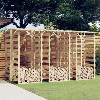 Pergola&amp;apos;s met dak 6 st 100x90x200 cm ge&iuml;mpregneerd grenenhout 1