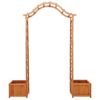 Pergola met plantenbak massief vurenhout 4