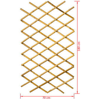 Nature Latwerk voor tuin 70x180 cm bamboe 6040721 7