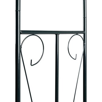 Tuinboog 120x38x258 cm ijzer donkergroen  5