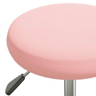 Bureaustoel fluweel roze 5
