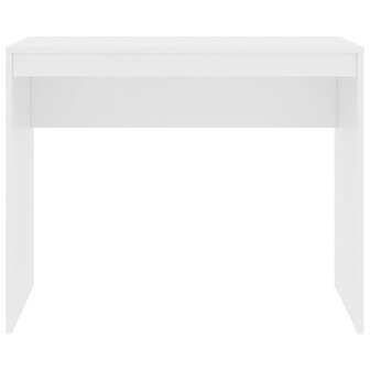 Bureau 90x40x72 cm bewerkt hout wit 4