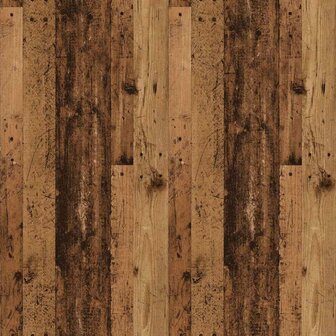 Hoekbureau 200,5x50x76 cm bewerkt hout oud houtkleurig 9