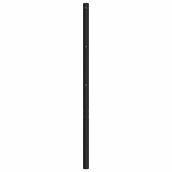 Hoofdbord 90 cm metaal zwart 4