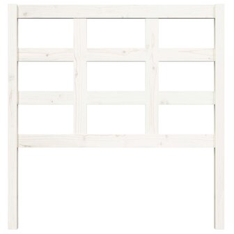 Hoofdbord 95,5x4x100 cm massief grenenhout wit 3